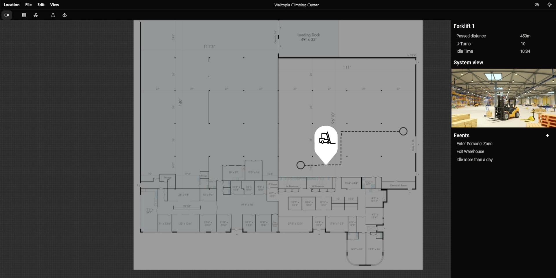 Real-Time Monitor interface