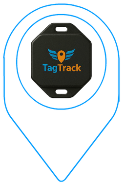 Tag inside a location pin